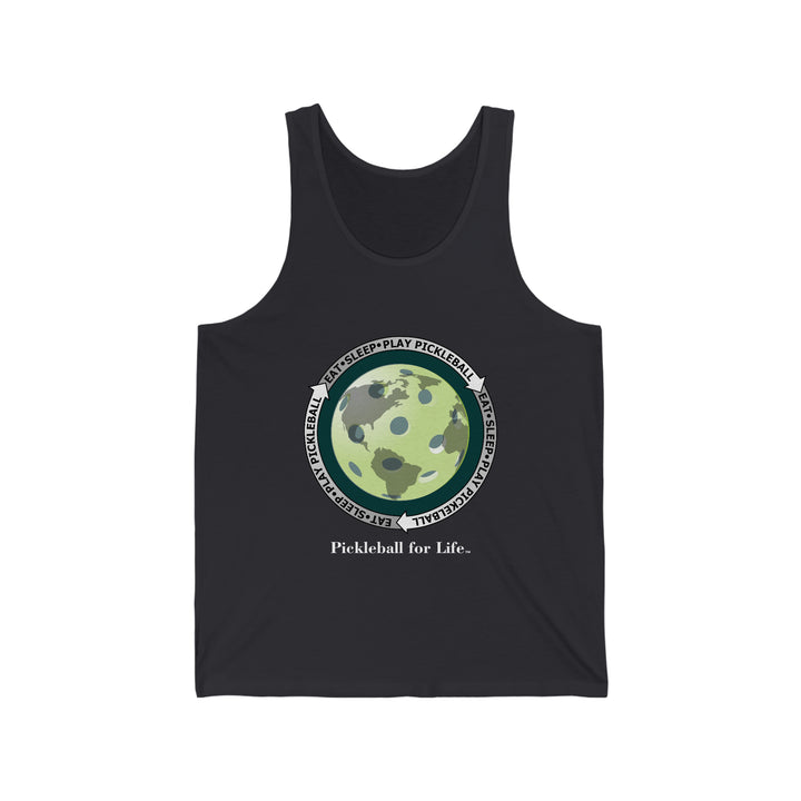 Eat Sleep Play Pickleball Unisex Cotton Tank - Great Pickleball Stuff