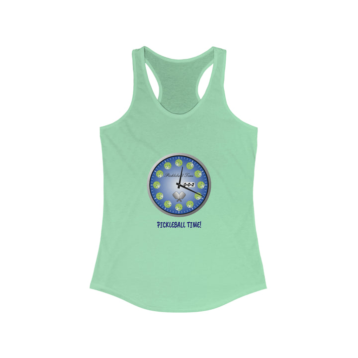 Pickleball Time Women's Racerback Tank - Great Pickleball Stuff