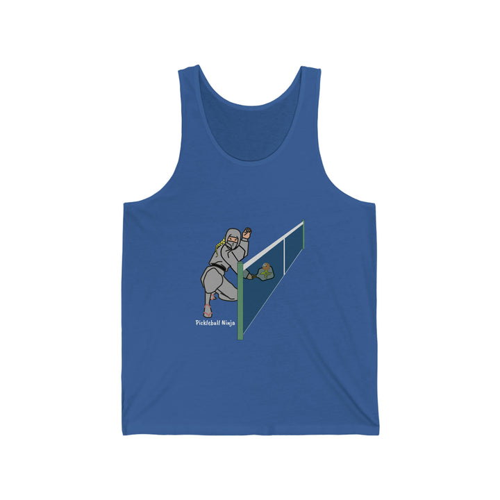 Pickleball Ninja Dinking-Female Unisex Cotton Tank - Great Pickleball Stuff