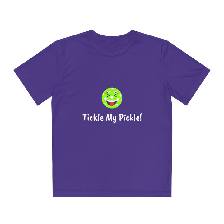 Tickle My Pickle Youth Moisture-Wicking T-Shirt - Great Pickleball Stuff