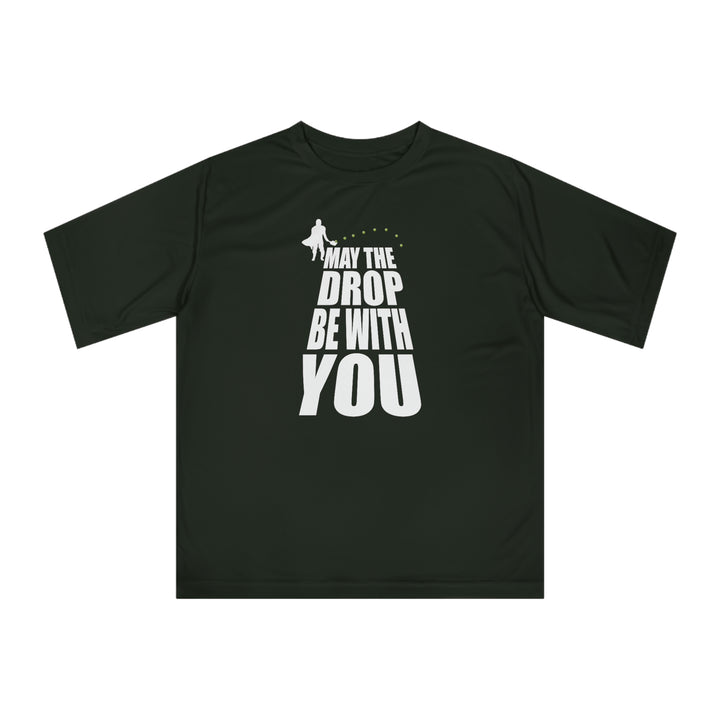 May the Drop Be With You Unisex Moisture-Wicking T-Shirt - Great Pickleball Stuff