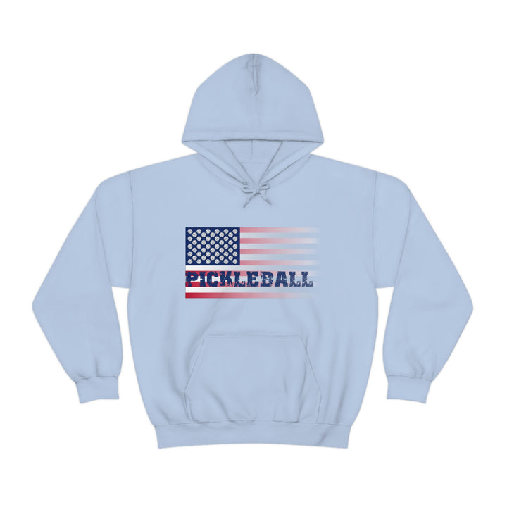 Pickleball Flag (Faded) Unisex Hoodie - Great Pickleball Stuff