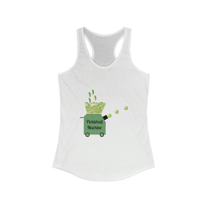 The Pickleball Machine Women's Racerback Tank - Great Pickleball Stuff