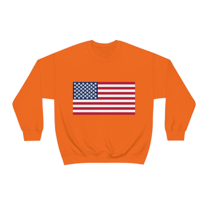 Pickleball Stars Flag Unisex Crewneck Sweatshirt - Great Pickleball Stuff