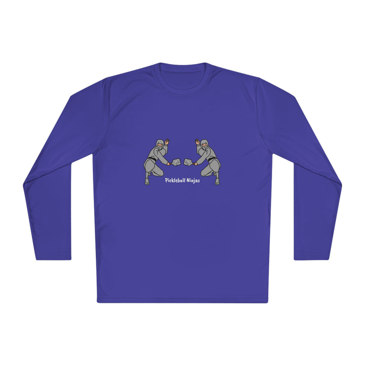 Pickleball Ninjas-Men's Doubles Unisex Moisture-Wicking Long Sleeve Tee - Great Pickleball Stuff