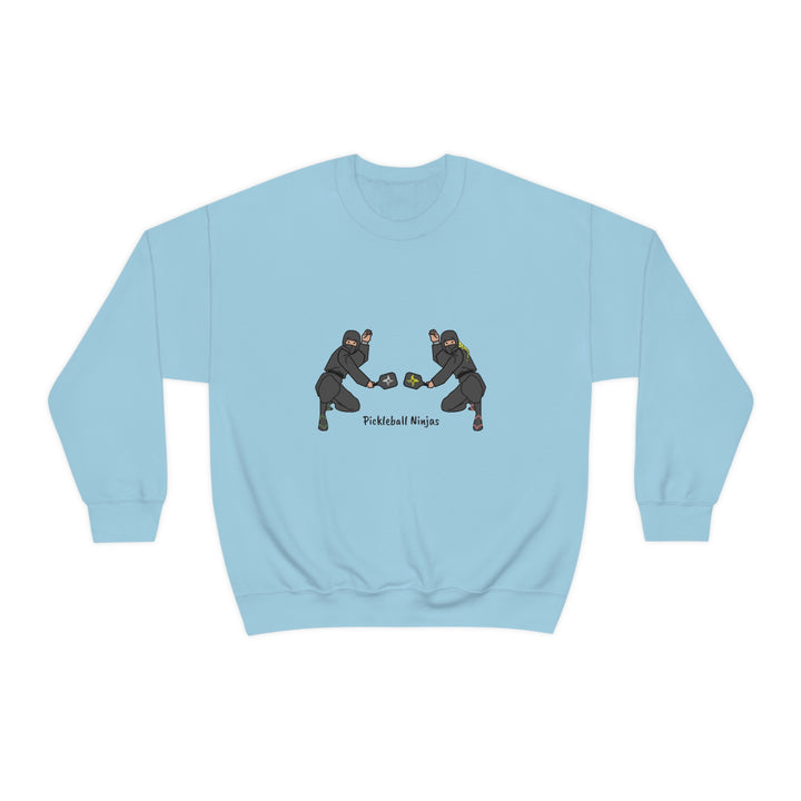 Pickleball Ninjas-Mixed Doubles Unisex Crewneck Sweatshirt - Great Pickleball Stuff