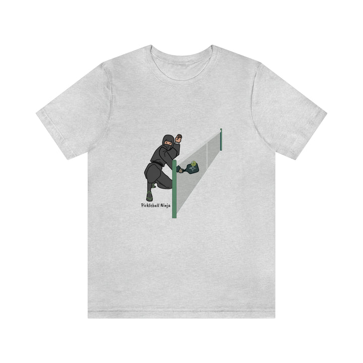 Pickleball Ninja Dinking-Male Unisex T-Shirt - Great Pickleball Stuff