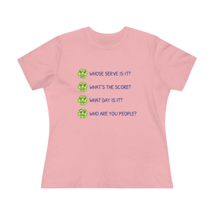 Who Are You People? Women's Relaxed-Fit T-shirt - Great Pickleball Stuff