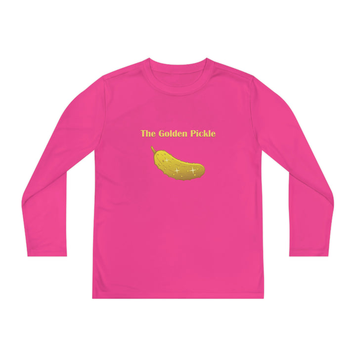 The Golden Pickle Youth Long Sleeve Moisture-Wicking T-Shirt - Great Pickleball Stuff