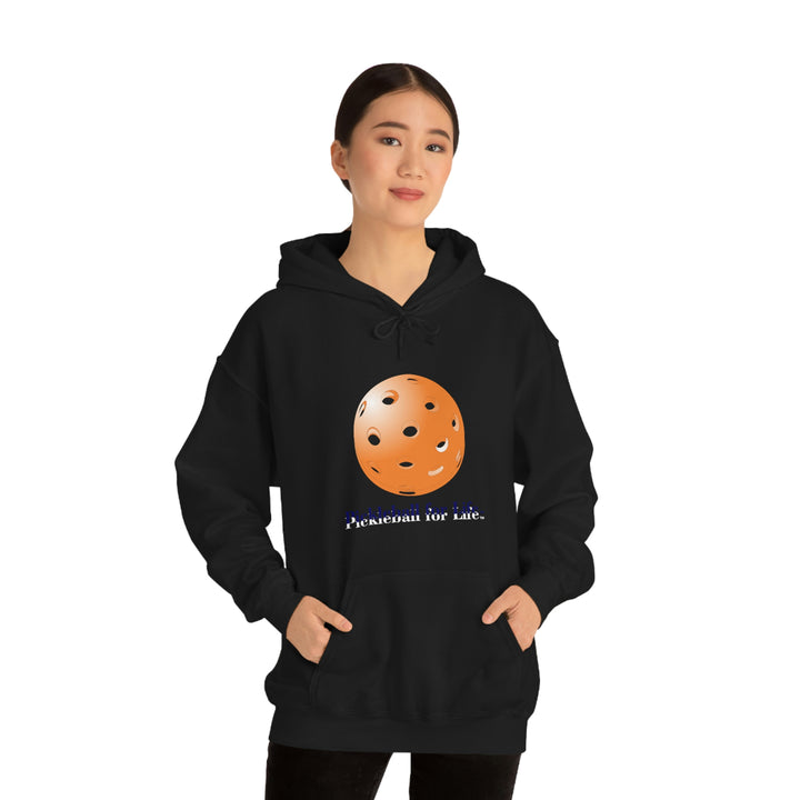 Pickleball for Life-Orange Unisex Hoodie - Great Pickleball Stuff