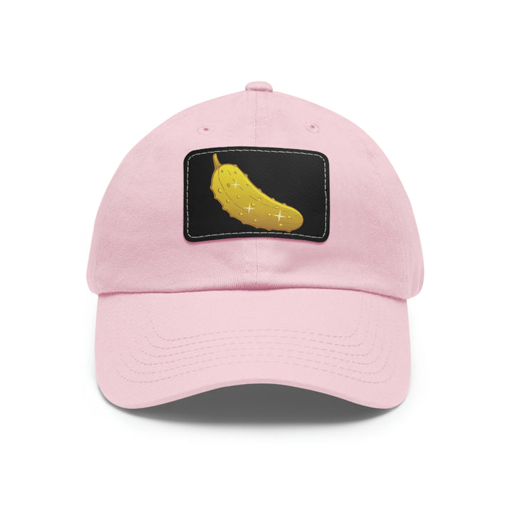 The Golden Pickle Pickleball Cap with Leather Patch - Great Pickleball Stuff