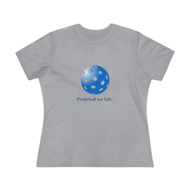 Pickleball for Life-Blue Women's Relaxed-Fit T-Shirt - Great Pickleball Stuff