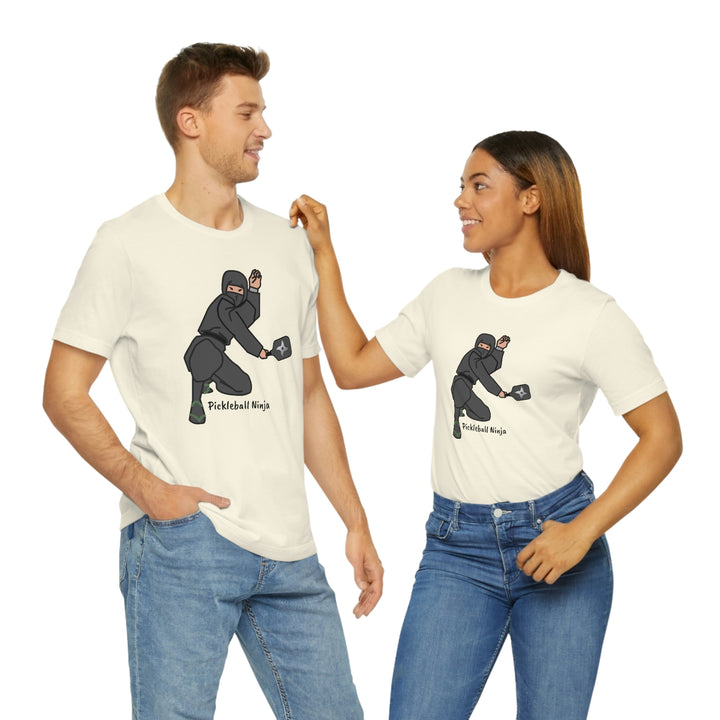 Pickleball Ninja-Male Unisex T-Shirt - Great Pickleball Stuff