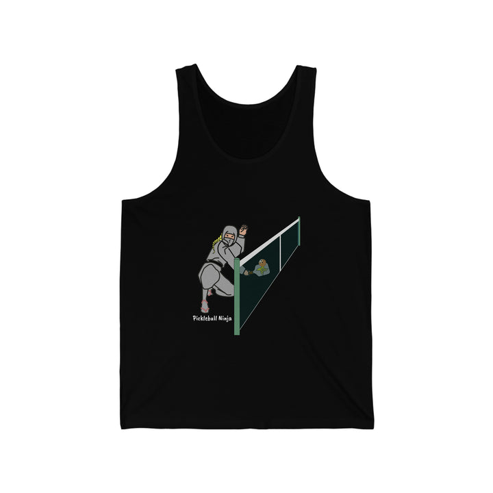 Pickleball Ninja Dinking-Female Unisex Cotton Tank - Great Pickleball Stuff