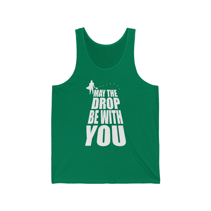 May the Drop Be With You Unisex Cotton Tank - Great Pickleball Stuff