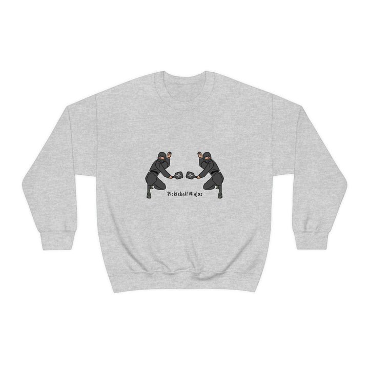 Pickleball Ninjas-Men's Doubles Unisex Crewneck Sweatshirt - Great Pickleball Stuff