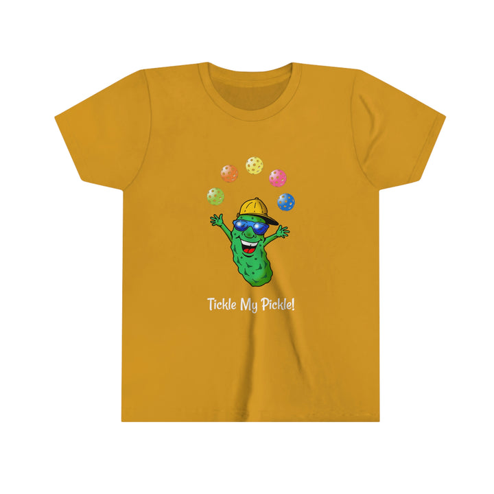 Tickle My Pickle Juggler Youth T-Shirt - Great Pickleball Stuff