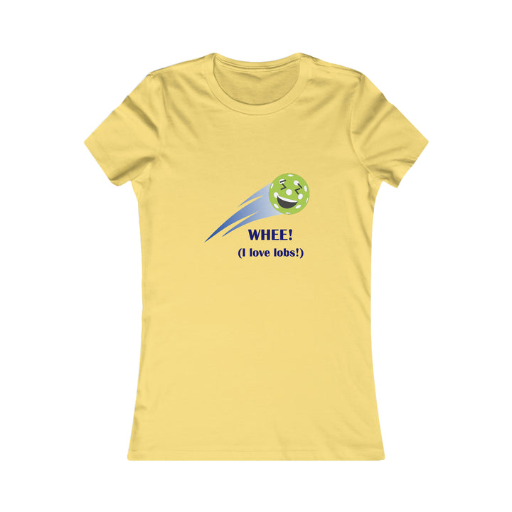 I Love Lobs! Women's Slim-Fit Premium Cotton T-Shirt - Great Pickleball Stuff