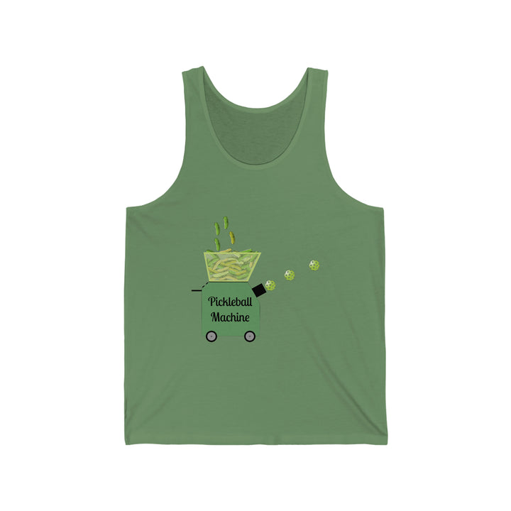 The Pickleball Machine Unisex Cotton Tank - Great Pickleball Stuff