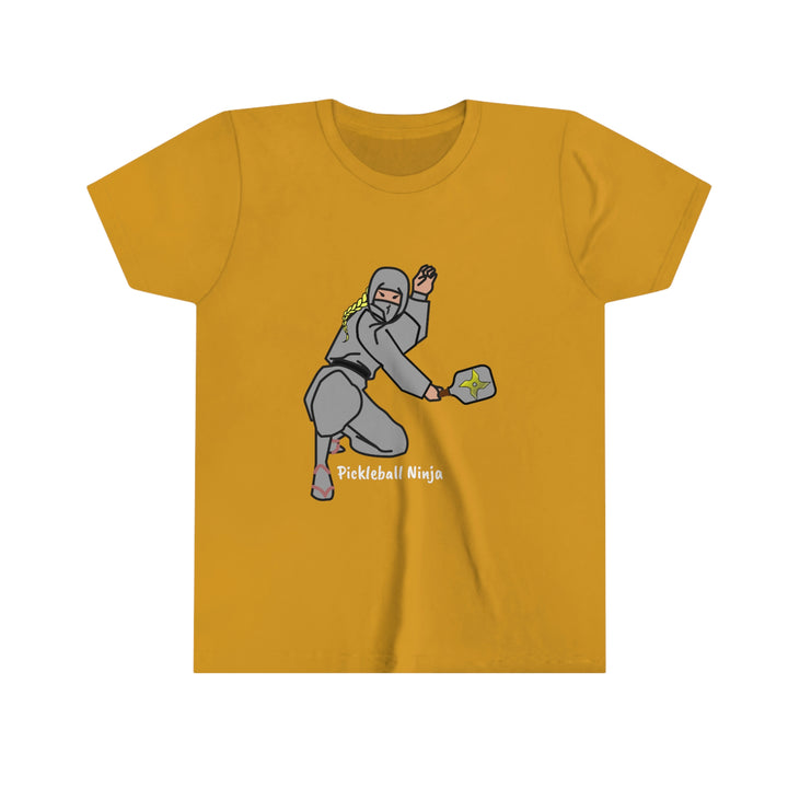 Pickleball Ninja-Female Youth T-Shirt - Great Pickleball Stuff