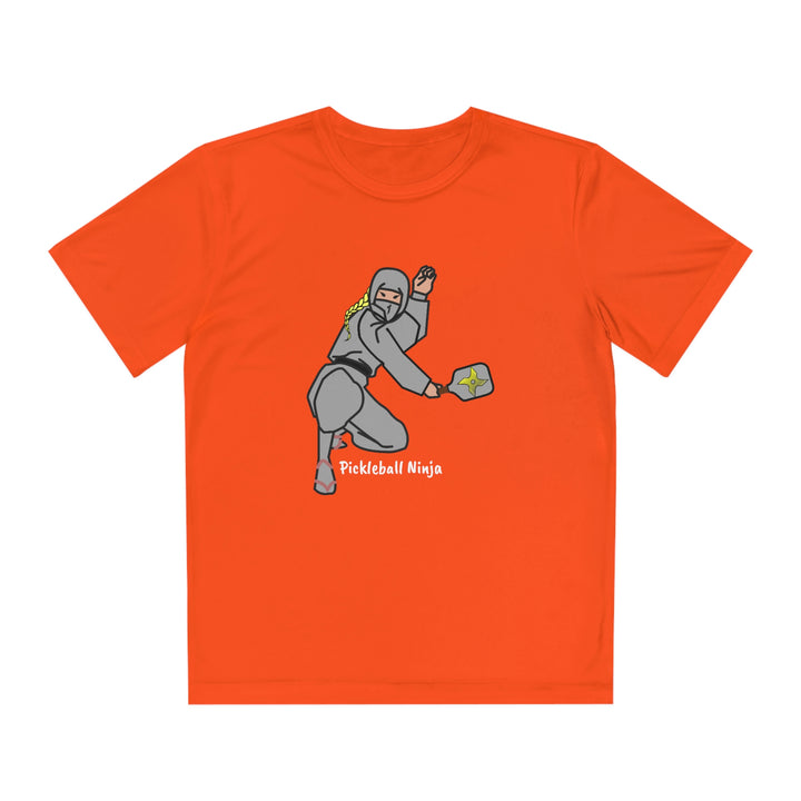 Pickleball Ninja-Female Youth Moisture-Wicking T-Shirt - Great Pickleball Stuff