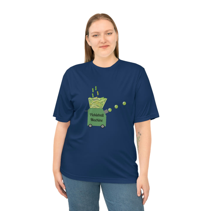 The Pickleball Machine Unisex Moisture-Wicking T-Shirt - Great Pickleball Stuff