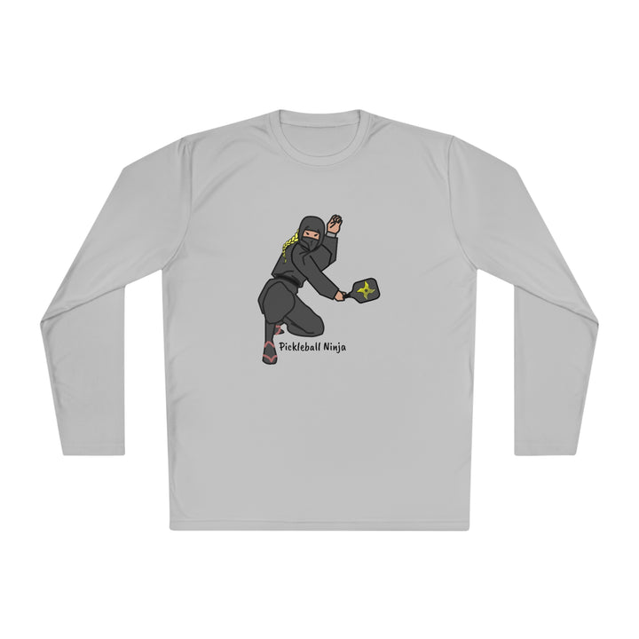 Pickleball Ninja-Female Unisex Moisture-Wicking Long Sleeve Tee - Great Pickleball Stuff