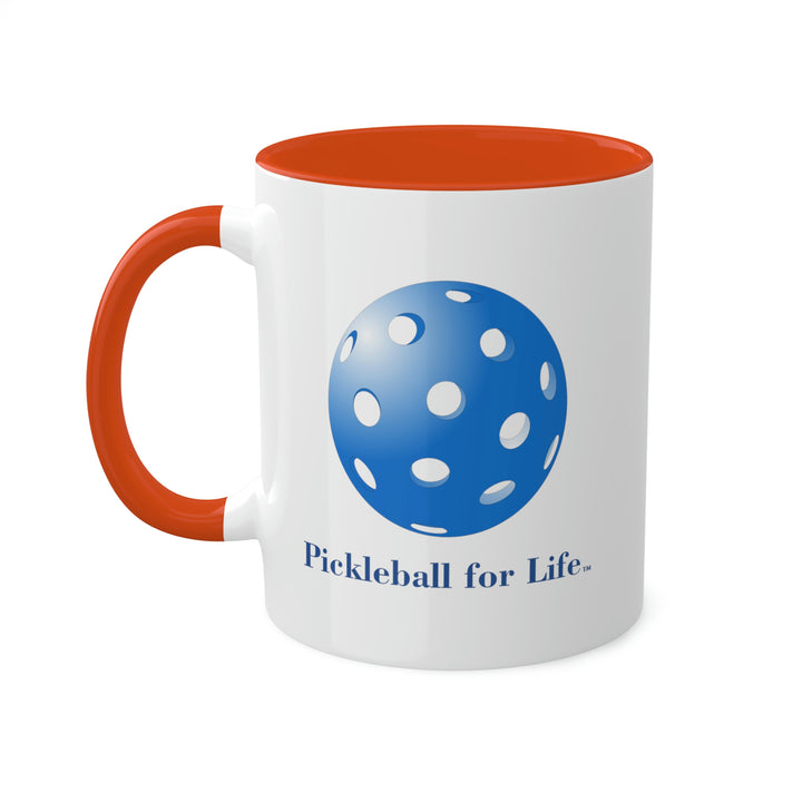 Pickleball for Life-Blue Coffee Mug-Great Pickleball Stuff