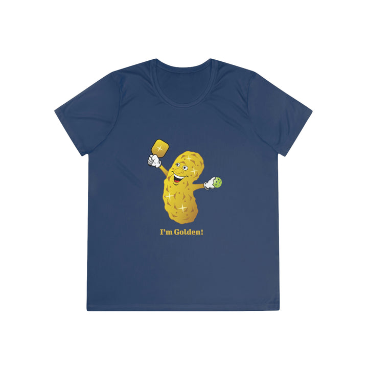 I'm Golden! Women's Moisture-Wicking T-Shirt - Great Pickleball Stuff