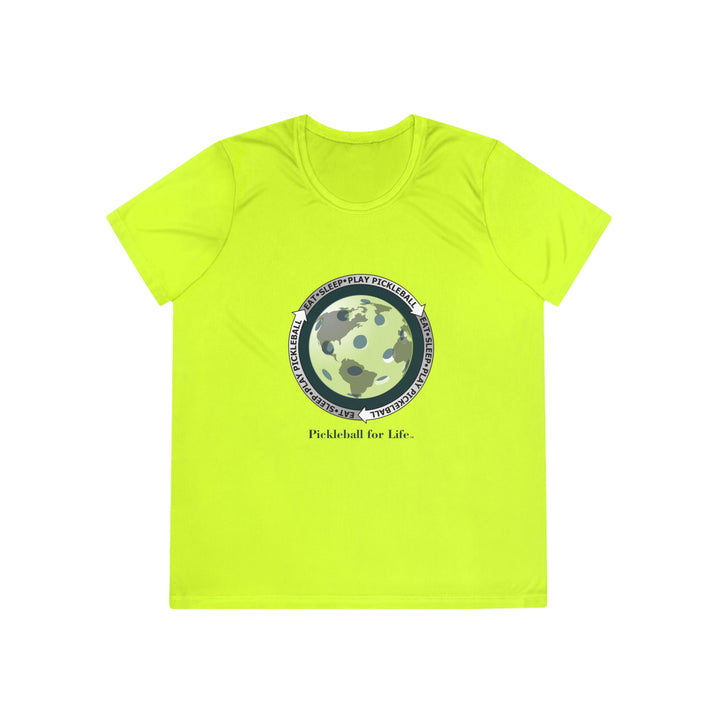 Eat Sleep Play Pickleball Women's Moisture-Wicking T-Shirt - Great Pickleball Stuff