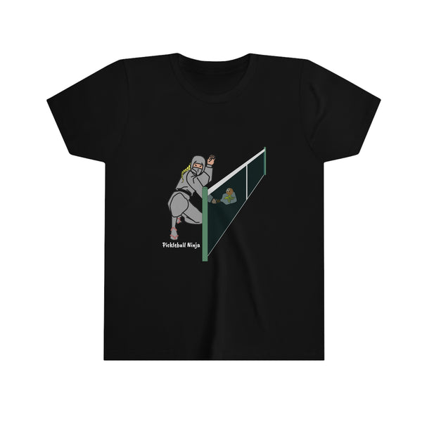 Pickleball Ninja Dinking-Female Youth T-Shirt - Great Pickleball Stuff