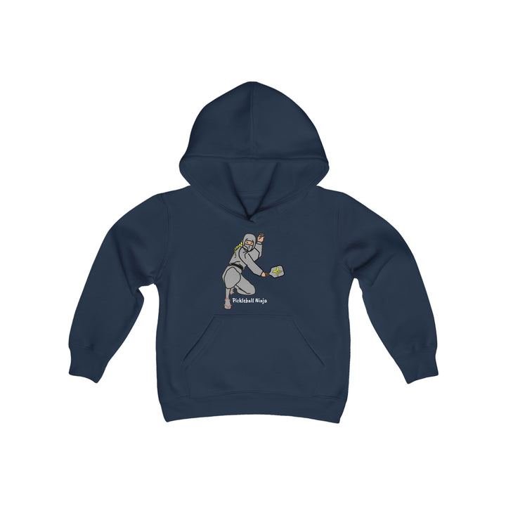 Pickleball Ninja-Female Youth Hoodie - Great Pickleball Stuff