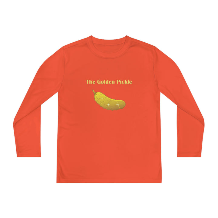 The Golden Pickle Youth Long Sleeve Moisture-Wicking T-Shirt - Great Pickleball Stuff