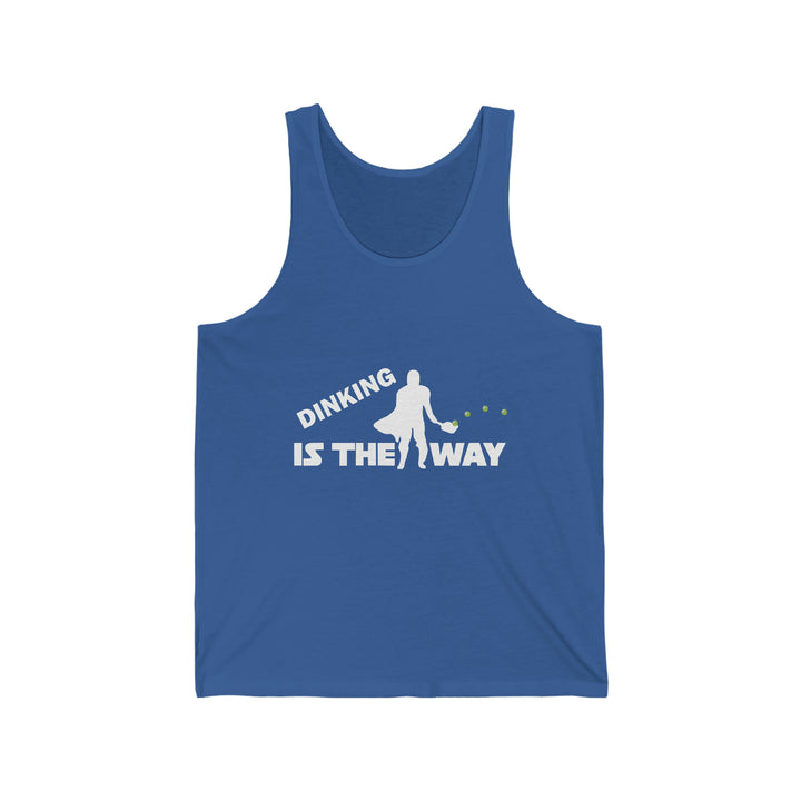 Dinking is the Way Unisex Cotton Tank - Great Pickleball Stuff