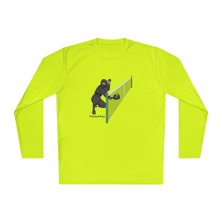 Pickleball Ninja Dinking-Male Unisex Moisture-Wicking Long Sleeve Tee - Great Pickleball Stuff