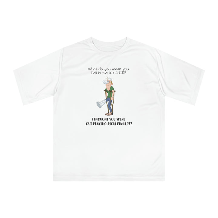 I Thought You Were Out Playing Pickleball? Unisex Moisture-Wicking T-Shirt - Great Pickleball Stuff