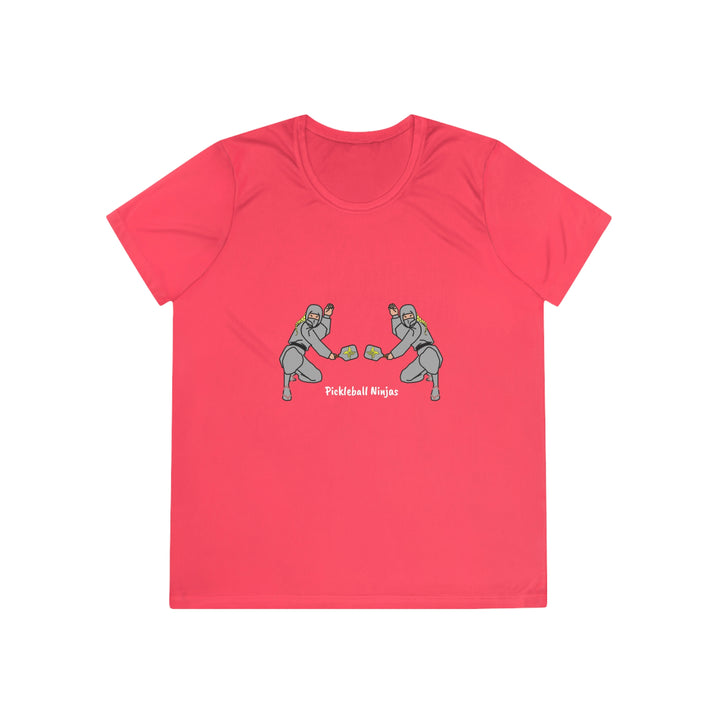 Pickleball Ninjas-Women's Doubles Women's Moisture-Wicking T-Shirt - Great Pickleball Stuff