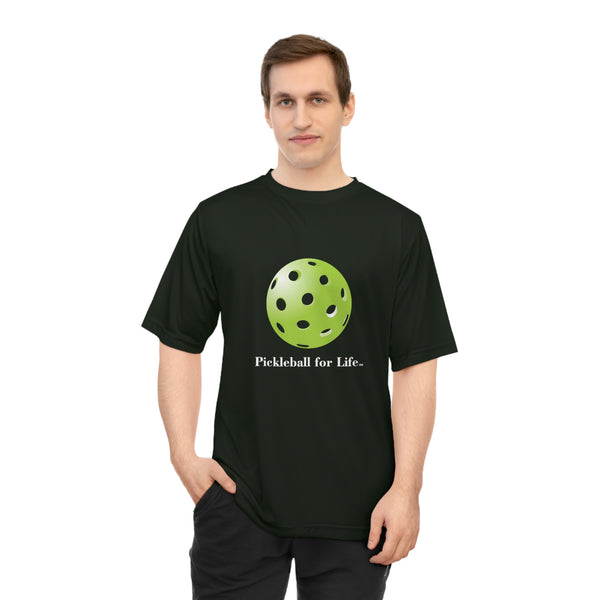 Pickleball for Life-Green Unisex Moisture-Wicking T-Shirt - Great Pickleball Stuff