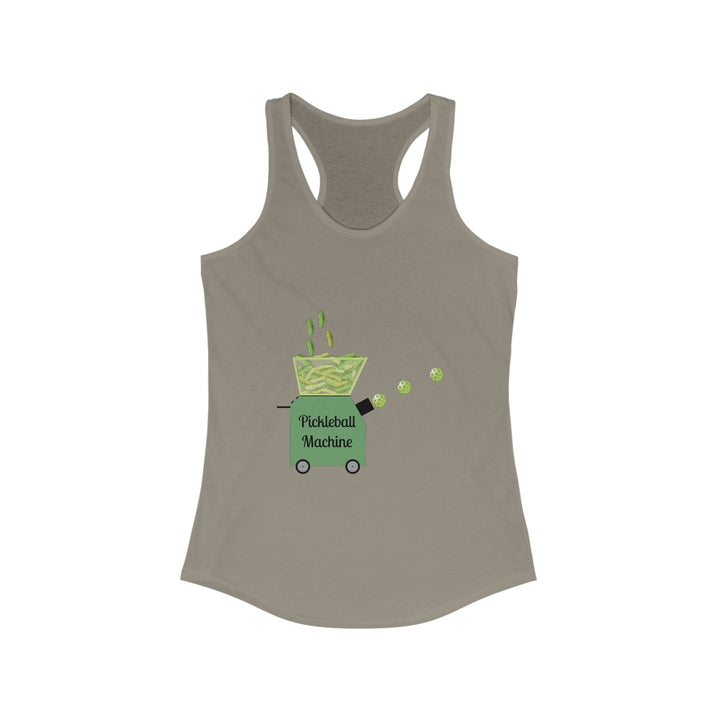 The Pickleball Machine Women's Racerback Tank - Great Pickleball Stuff