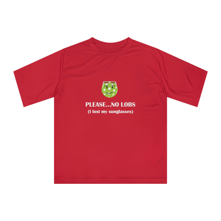 Please No Lobs-I Lost My Sunglasses Unisex Moisture-Wicking T-Shirt - Great Pickleball Stuff