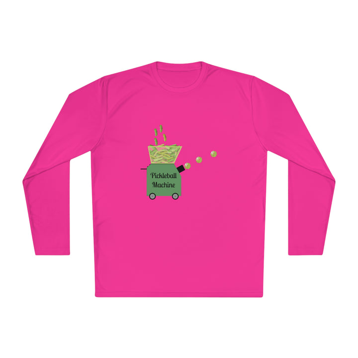 The Pickleball Machine Unisex Moisture-Wicking Long Sleeve Tee - Great Pickleball Stuff