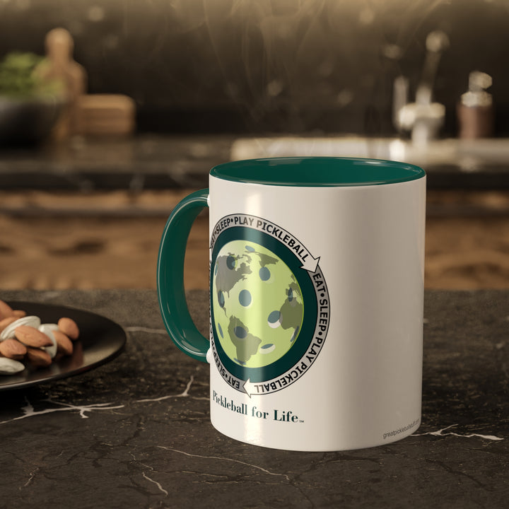 Eat Sleep Play Pickleball Coffee Mug-Great Pickleball Stuff