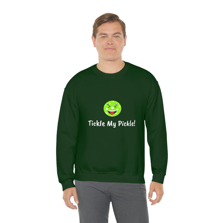 Tickle My Pickle Unisex Crewneck Sweatshirt - Great Pickleball Stuff