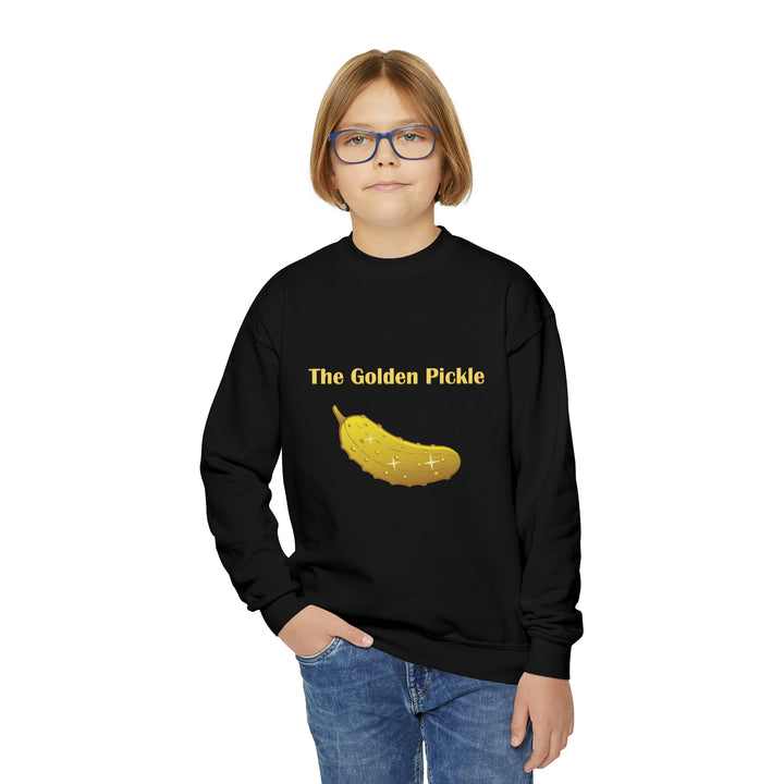 The Golden Pickle Youth Crewneck Sweatshirt - Great Pickleball Stuff