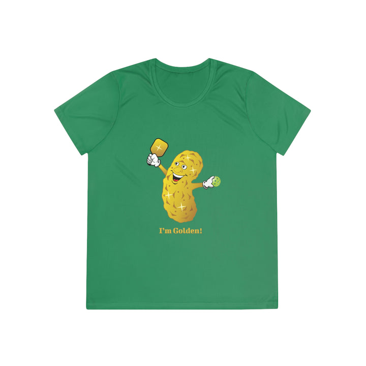 I'm Golden! Women's Moisture-Wicking T-Shirt - Great Pickleball Stuff