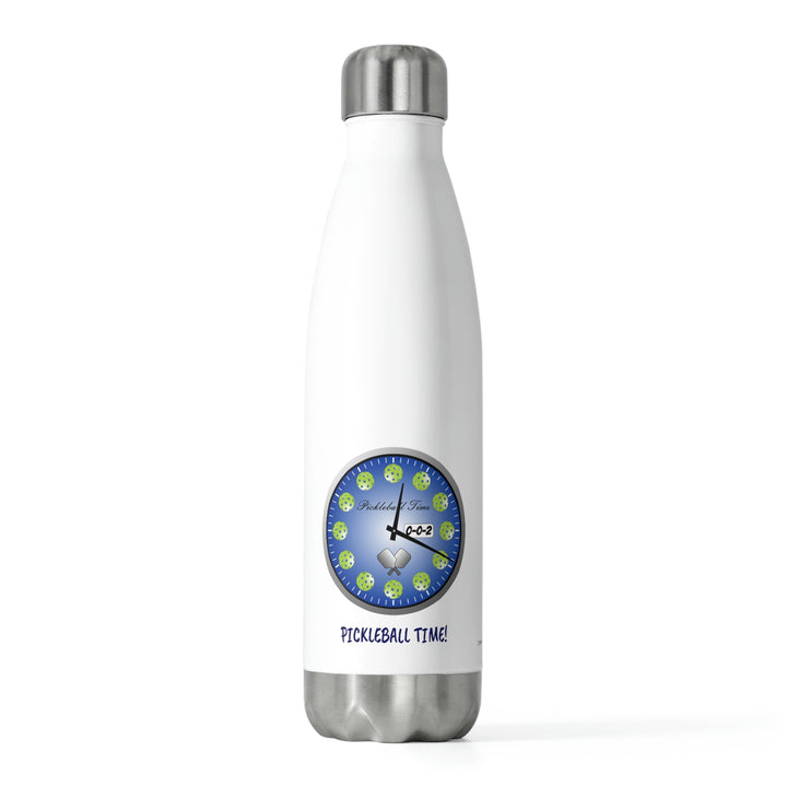 Pickleball Time Insulated Water Bottle (20oz) - Great Pickleball Stuff