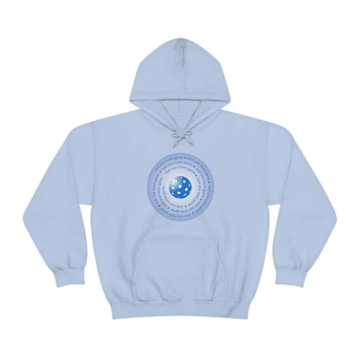 Just One More Game-Blue Unisex Hoodie - Great Pickleball Stuff