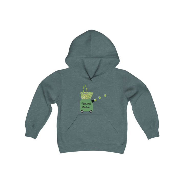 The Pickleball Machine Youth Hoodie - Great Pickleball Stuff