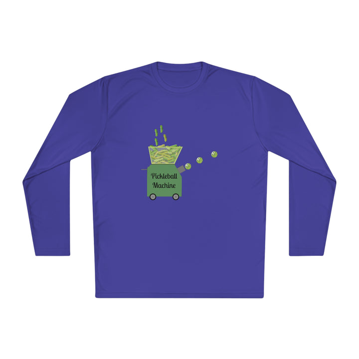 The Pickleball Machine Unisex Moisture-Wicking Long Sleeve Tee - Great Pickleball Stuff