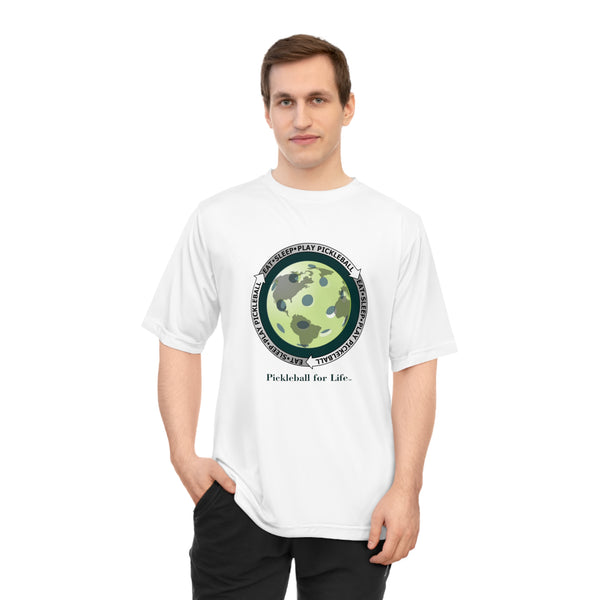 Eat Sleep Play Pickleball Unisex Moisture-Wicking T-Shirt - Great Pickleball Stuff